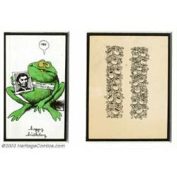 Robert Crumb - Original Illustration for Greeting Cards (undated)....