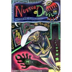 Jeff Johnson - Original Art Cover for Nurture the Devil #1 (Fantagraphics, 1994). Here is the cov...