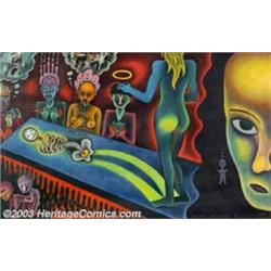 Jeff Johnson - Original Art Illustration, "Nurture The Devil #2" (Fantagraphics, 1994). Noted for...
