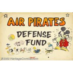 The Air Pirates -Original Art Illustration, "Air Pirates Defense Fund" (early-70s). For those not...