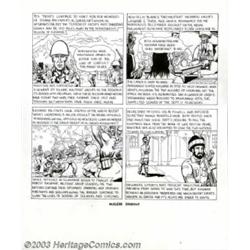 Spain Rodriguez - Original Art Panel Page for the Mother Jones website, "Bin Laden's World" (Moth...