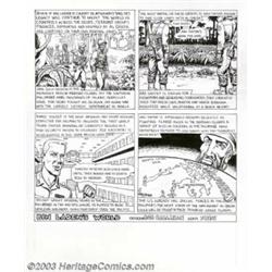 Spain Rodriguez - Original Art Panel Page for the Mother Jones website, "Bin Laden's World" (Moth...
