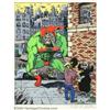 Image 1 : Gilbert Shelton - Signed Print, "Wonder Wart Hog", numbered 79 of 100 (Rip Off Press, undated). W...