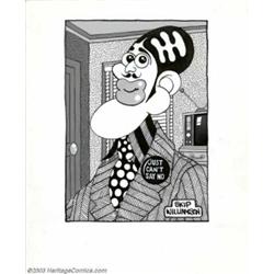 Skip Williamson - Original Art Illustration, "Just Can't Say No" (undated)....