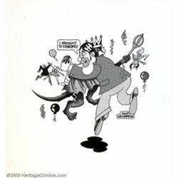 Skip Williamson - Original Back Cover Art, "The Barfly" (1990s)....