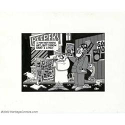 Skip Williamson - Original Back Cover Art, (1990s)....