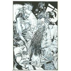 S. Clay Wilson - Original Illustration, "Die Yuppie Scum!" (1993)....