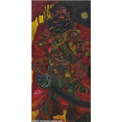 S. Clay Wilson - Original Painting, "Blackbeard The Pirate" (1961)....
