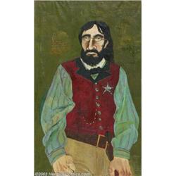 S. Clay Wilson - Original Painting, "Sheriff" (1961)....