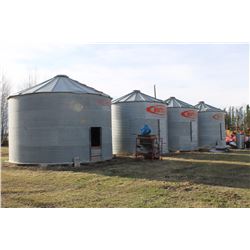 BIN 30A - BUTLER 3 RING GRAIN BIN