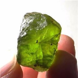 Natural Peridot Gemstone Rough 27.50 Carats