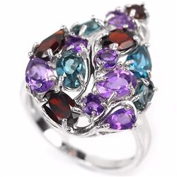 Stunning Multi Gemstone Ring