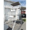 Image 1 : Aluminum Gunnel Mount Tuna Tower w/Steering, Rod Holders, Bimini & Outriggers