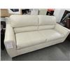 Image 1 : Cream Durablend Leather Sofa