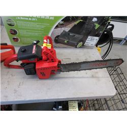 Homelite 15" gas chainsaw - used