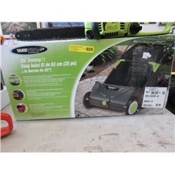 25" Sweep-it grass catcher