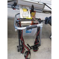 Tote of saws & other tools - used