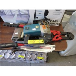 Bolt Cutter, Jigsaw & Air Nailer - used