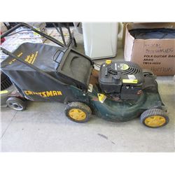 Craftsman 6.2 HP gas powered lawnmower - used