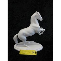 Signed Pamela Du Boulay porcelain horse