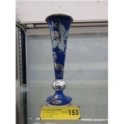 1937 Rosenthal Germany silver overlay vase