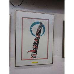 1980 R. Sebastian silkscreen "Raven Clan"