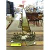 Image 1 : Brass ship bookends & statue