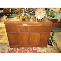 Mid Century Walnut Waterfall Sideboard ca1950
