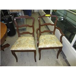 Set of 6 French Maple Dining Chairs