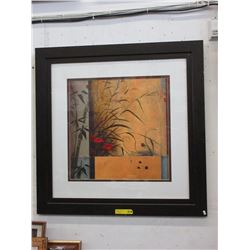 Framed and matted wall art