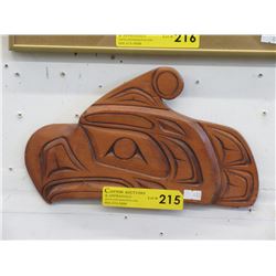 1977 C. Watson carved wall plaque