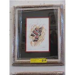 Richard Shorty framed print "Eagle"