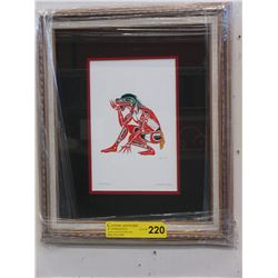 Richard Shorty framed print "Frog Dancer"