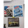 Image 1 : 3 Car themed metal signs