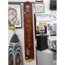 Wood dentist's sign - replica