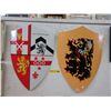 Image 1 : 2 Metal decorative shields