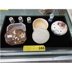 Expo 86 lidded dish & more
