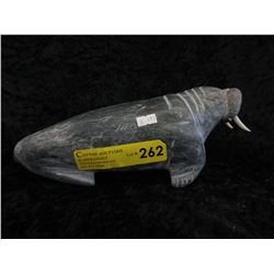 Igloolik carved walrus statue
