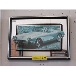 Corvette wall mirror - used