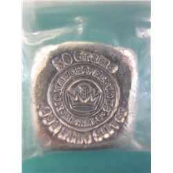 50 Gram - .999 Silver Loaf Bar