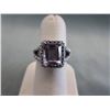 Image 1 : Amethyst & Diamond-set Ring