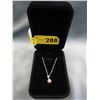 Image 2 : Diamond-set Sterling Silver Pendant & chain