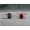 Image 1 : 2 Bangles set with Genuine Gemstones