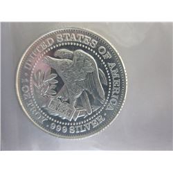 1 Troy Ounce .999 Silver Art Round