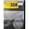 Image 2 : 1964 Canada 80% Silver One Dollar Coin
