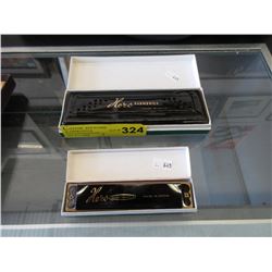 2 New Hero harmonicas