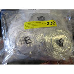 100 Assorted guitar strings