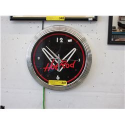 Hot Rod wall clock