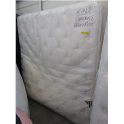 King size Simmons Beauty Rest mattress