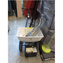 Seed caster & lawn sprinkler - used
